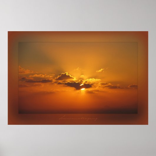 Sonnenuntergang Poster (Voorkant)