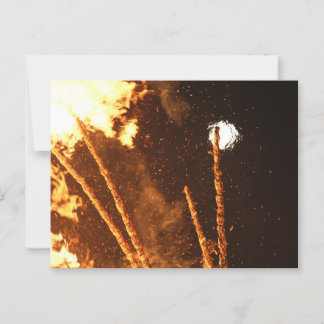 SONNENWENDFEUER IN STAUDEN BEI OBERNDORF BRIEFKAART