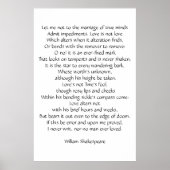 Sonnet 116 poster (Voorkant)