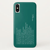 Sonnet 116Laat me niet bij het huwelijk van ware g Case-Mate iPhone Case (Achterkant)