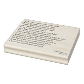 Sonnet 116Laat me niet bij het huwelijk van ware g Rubberstempel (Stempel)