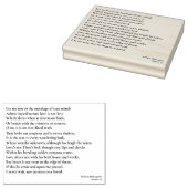 Sonnet 116Laat me niet bij het huwelijk van ware g Rubberstempel (Gestempeld)