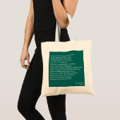Sonnet 116Laat me niet bij het huwelijk van ware g Tote Bag (Voorkant (product))