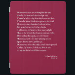 Sonnet 130 De ogen van mijn maîtresse zijn niets z iPad Cover<br><div class="desc">Shakespeare's 130ste sonnet: Mijn mistress's ogen zijn niets als de zon. Verander de achtergrondkleur door "pas aan" te selecteren.</div>