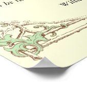 Sonnet # 15 van William Shakespeare Poster (Hoek)