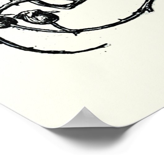 Sonnet # 17 van William Shakespeare Poster (Hoek)