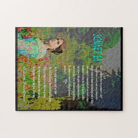 Sonnet 18 legpuzzel (Horizontaal)