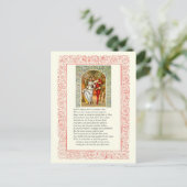 Sonnet # 18 van William Shakespeare Briefkaart (Staand voorkant)