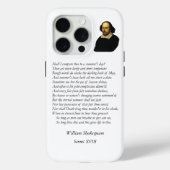 Sonnet # 18 van William Shakespeare Case-Mate iPhone Case (Achterkant)