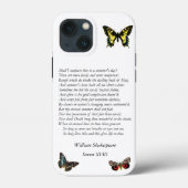 Sonnet # 18 van William Shakespeare Case-Mate iPhone Case (Achterkant)