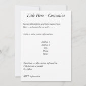 Sonnet # 18 van William Shakespeare Kaart (Achterkant)