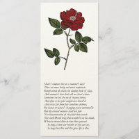 Sonnet # 18 van William Shakespeare