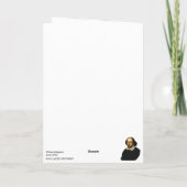 Sonnet # 18 van William Shakespeare Kaart (Achterkant)