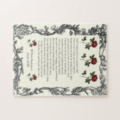 Sonnet # 18 van William Shakespeare Legpuzzel (Horizontaal)