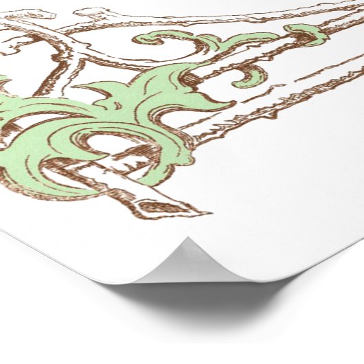 Sonnet # 18 van William Shakespeare Poster (Hoek)