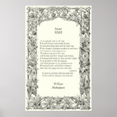 Sonnet # 23 van William Shakespeare Poster (Voorkant)