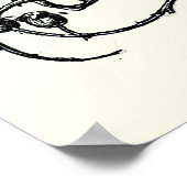 Sonnet # 27 van William Shakespeare Poster (Hoek)