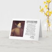 Sonnet 29 met Edward De Vere Kaart (Gele Bloem)