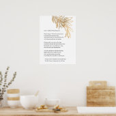 Sonnet 29 van William Shakespeare Poster (Keuken)