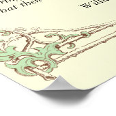 Sonnet # 29 van William Shakespeare Poster (Hoek)