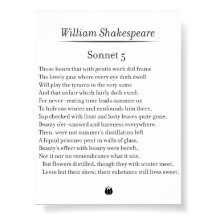 Sonnet 5 door William Shakespeare