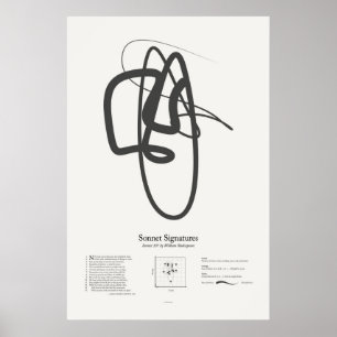 Sonnet-handtekeningen: Sonnet 107 Poster
