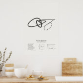 Sonnet Handtekeningen: Sonnet 116 Poster (Keuken)