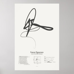 Sonnet Handtekeningen: Sonnet 146 Poster