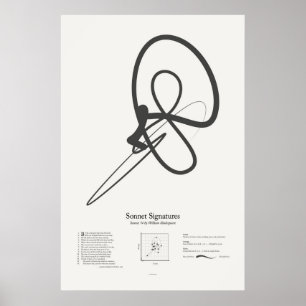 Sonnet Handtekeningen: Sonnet 74 Poster