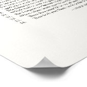 Sonnet Handtekeningen: Sonnet 83 Poster (Hoek)