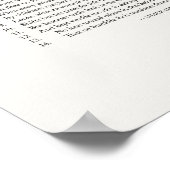 Sonnet Handtekeningen: Sonnet 9 Poster (Hoek)
