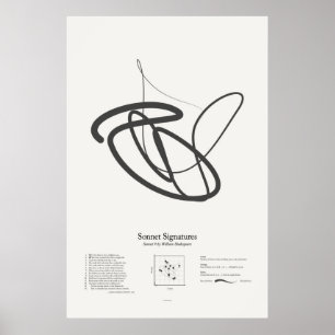 Sonnet-handtekeningen: Sonnet 9 Poster