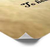 Sonnet No. 23 van William Shakespeare Poster (Hoek)