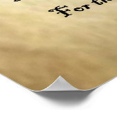 Sonnet No. 27 van William Shakespeare Poster (Hoek)