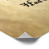 Sonnet nr. 106 van William Shakespeare Poster (Hoek)