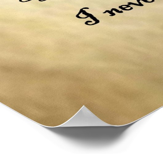 Sonnet nr. 116 van William Shakespeare Poster (Hoek)