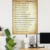 Sonnet nr. 116 van William Shakespeare Poster (Thuiskantoor)