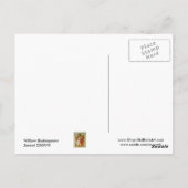 Sonnet Number 138 van William Shakespeare Briefkaart (Achterkant)