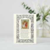 Sonnet Number 138 van William Shakespeare Briefkaart (Staand voorkant)