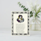 Sonnet Number 138 van William Shakespeare Briefkaart (Staand voorkant)