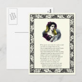 Sonnet Number 138 van William Shakespeare Briefkaart (Voorkant / Achterkant)