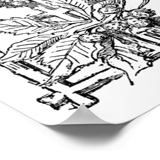 Sonnet Number 138 van William Shakespeare Poster (Hoek)