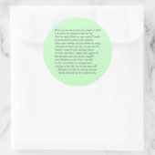 Sonnet Number 138 van William Shakespeare Ronde Sticker (Tas)