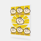 sonnige dim sum knödel  acryl bord (Hoek)