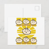 sonnige dim sum knödel  briefkaart (Voorkant / Achterkant)