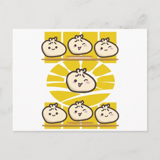 sonnige dim sum knödel  briefkaart (Voorkant)