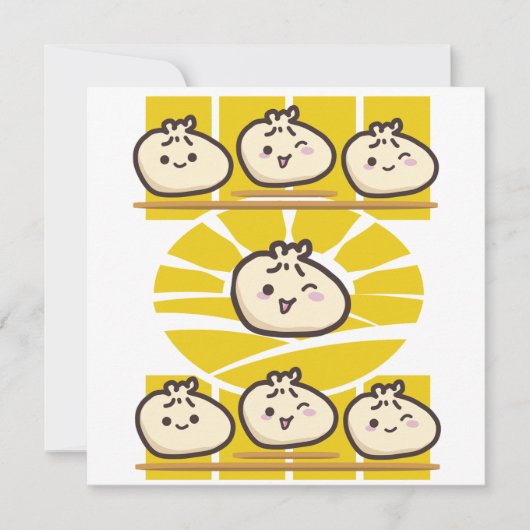 sonnige dim sum knödel kaart (Voorkant)