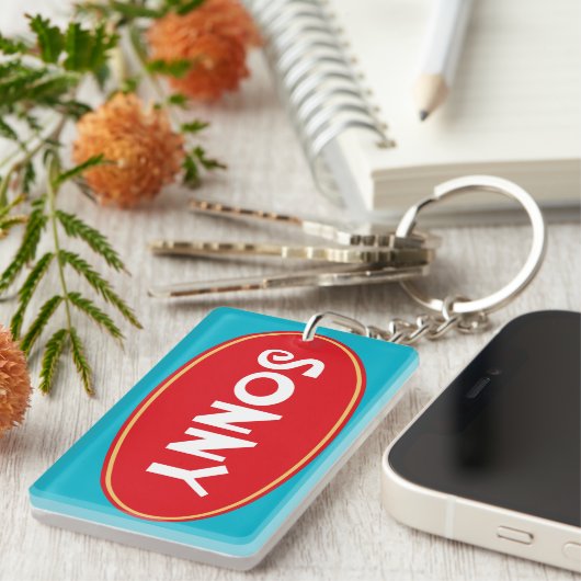 SONNY Acrylische Sleutelhanger (Voorkant Rechts)