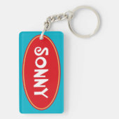 SONNY Acrylische Sleutelhanger (achterkant)