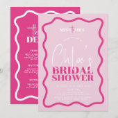 Sonny Bridal Douche Uitnodiging (Voorkant / Achterkant)